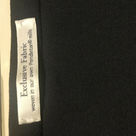 NWT Pendleton Navy Blue Wool Midi Pencil Skirt Size 8 - Picture 2 of 7